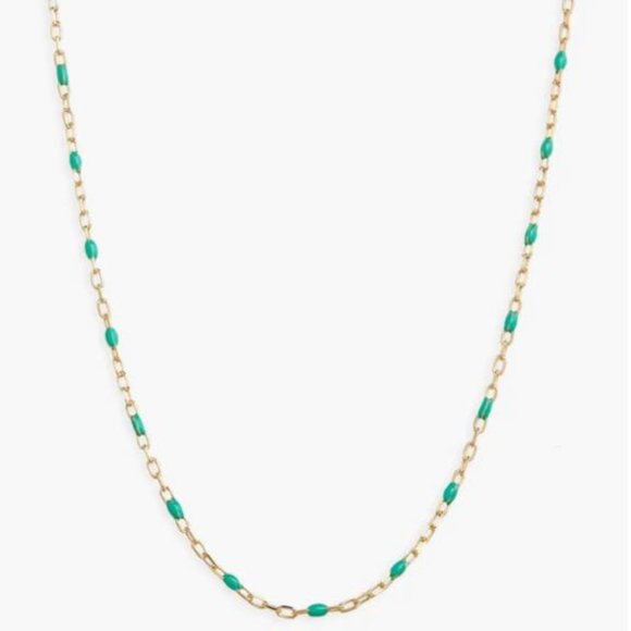 14K Gold Enamel Bubble Chain BONY LEVY - Picture 1 of 5